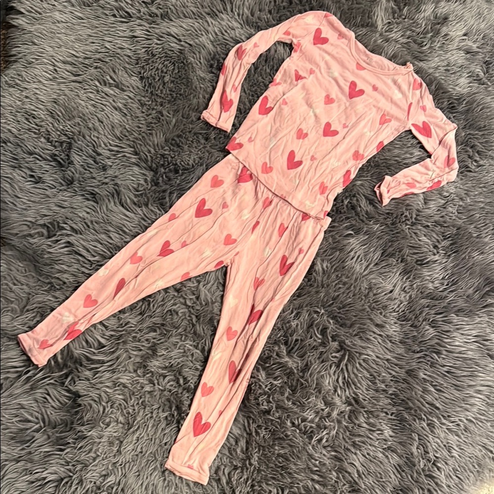 Kyte BABY Pink Heart Pajama Set
